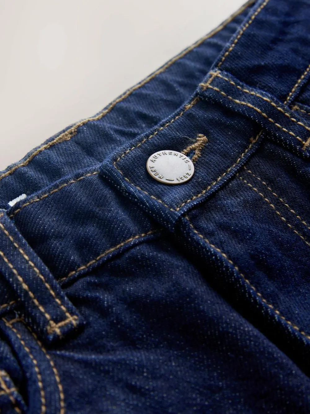 Next Denim Rinse Wide Fit Authentic Jeans (3-16yrs)^BOY Jeans|Jeans