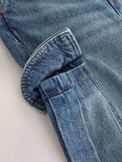 Next Denim Tint Superwide Denim Cargo Jeans (3-16yrs)^BOY Jeans & Joggers|Jeans