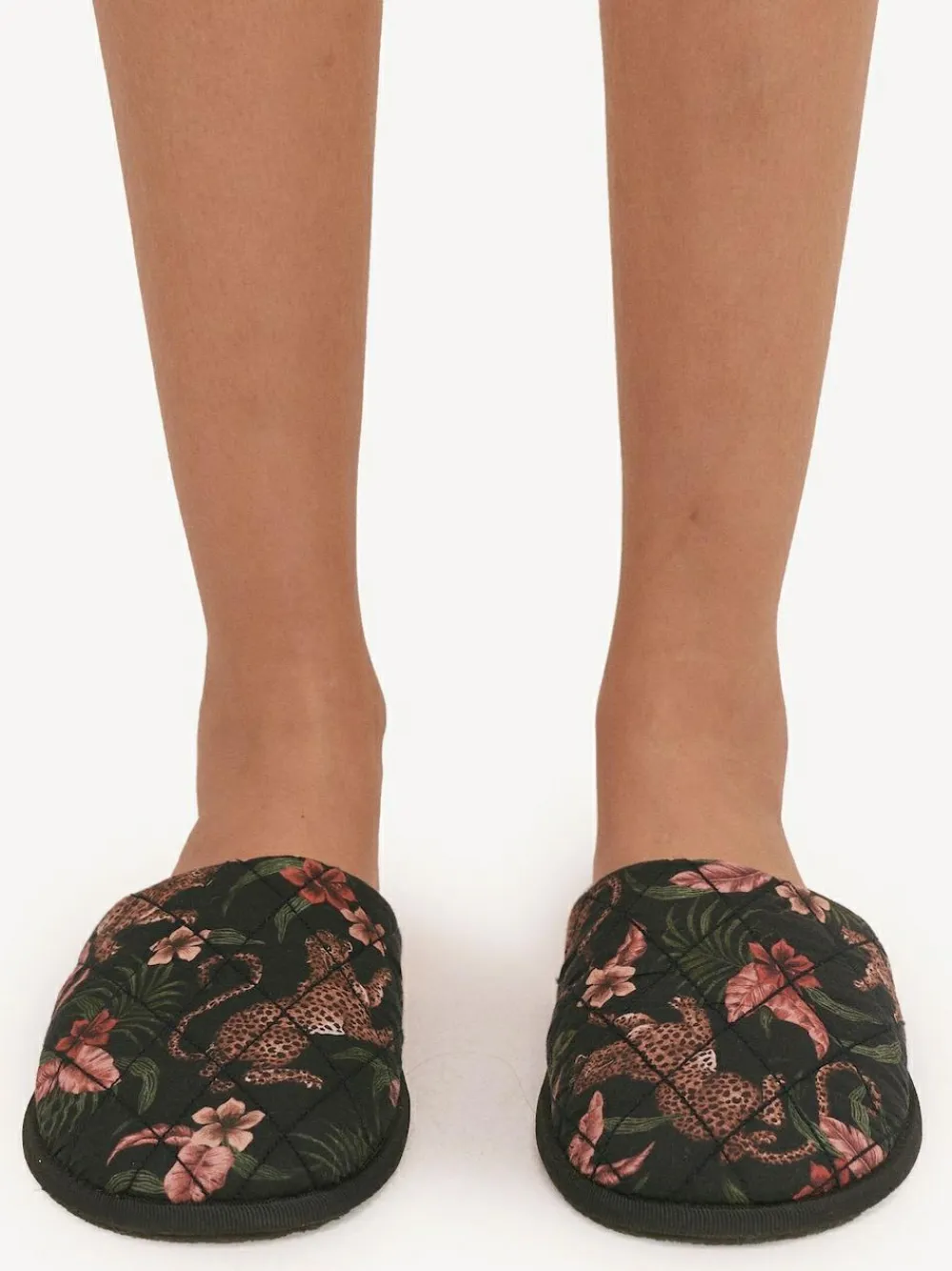 Desmond & Dempsey Soleia Navy Wool Slippers^Women Slippers