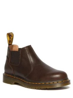 Dr. Martens Brown 2976 Lo Kelp Chelsea Leather Boots^ Boots|Boots