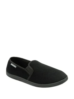 Dunlop Mens Twin Gusset Full Slippers^ Slippers|Slippers