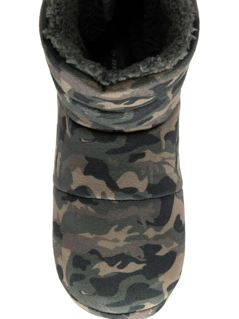 Dunlop Green Mens Faux Fur Lined Boot Slippers^ Slippers|Slippers
