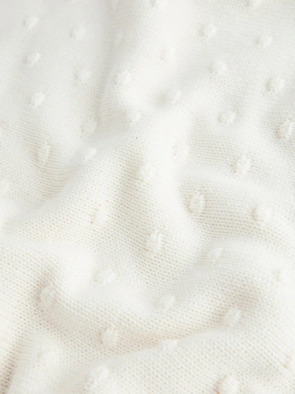New Next Baby Bobble Blanket Ecru
