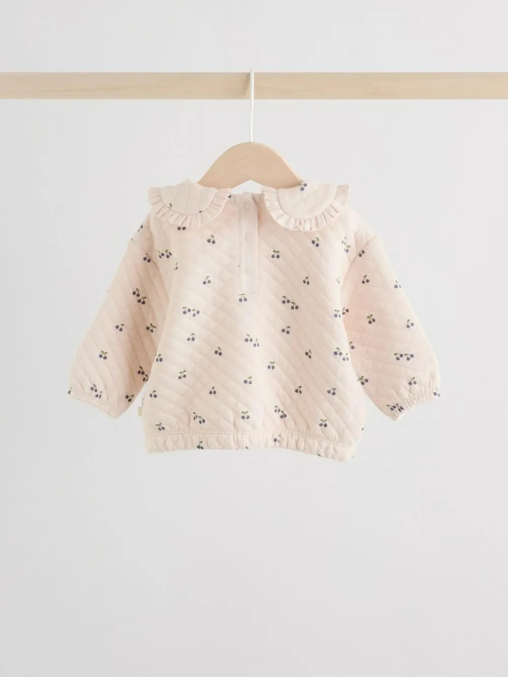 Next Ecru Baby Quilted Sweatshirt and Trousers Set 2 Piece (0mths-2yrs)^ Sets & Co-Ords|Sets & Co-Ords