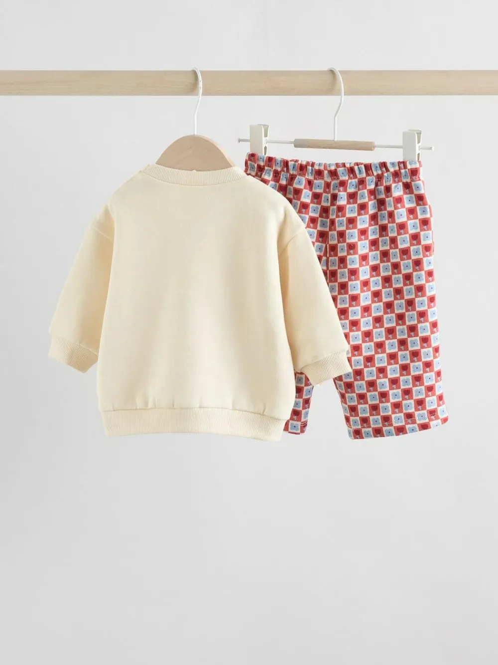Next Ecru Baby Sweatshirt and Trousers Set 2 Piece (0mths-2yrs)^ Sweatshirts & Hoodies