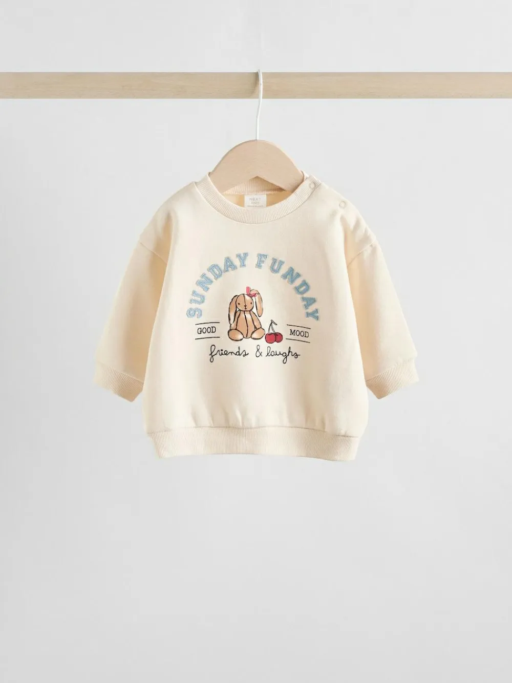Next Ecru Baby Sweatshirt and Trousers Set 2 Piece (0mths-2yrs)^ Sweatshirts & Hoodies