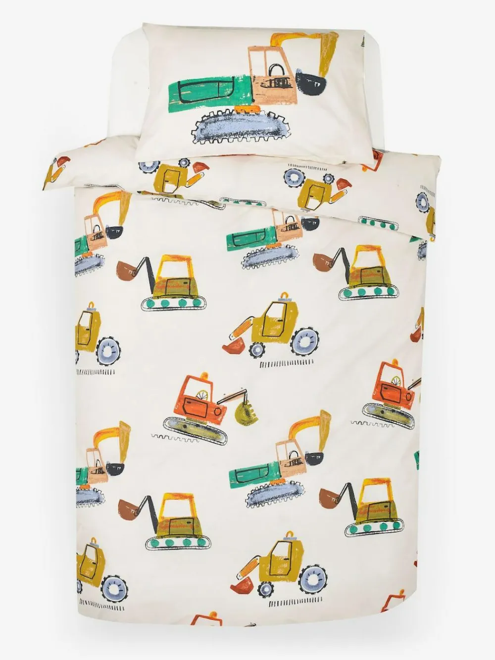 Clearance Next Ecru Diggers Duvet Cover and Pillowcase Set