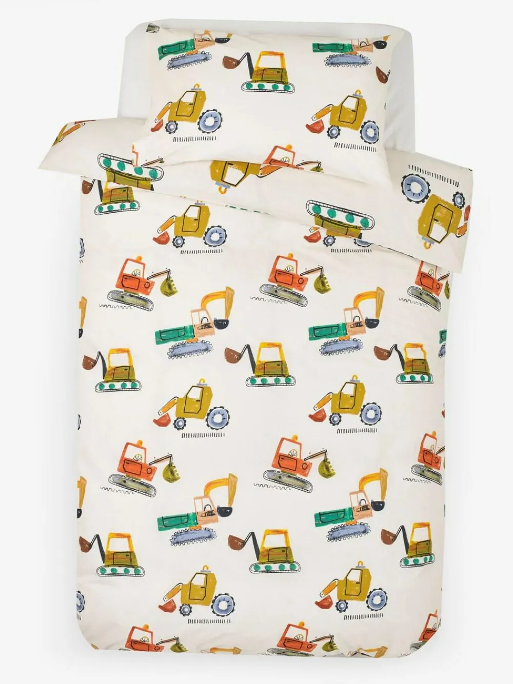 Clearance Next Ecru Diggers Duvet Cover and Pillowcase Set