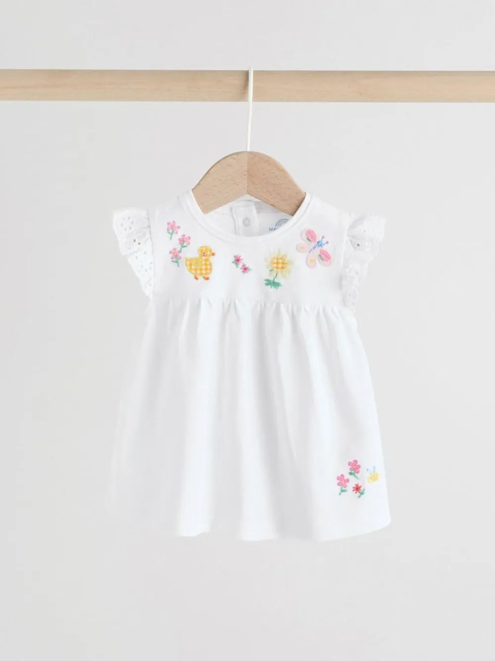 Outlet Next Ecru Fairy Short Sleeve Baby Top and Leggings 2 Piece set (0mths-2yrs)