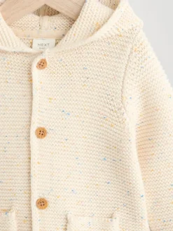 Next Knitted Hooded Baby Cardigan^BOY Baby Winter Clothing|Unisex