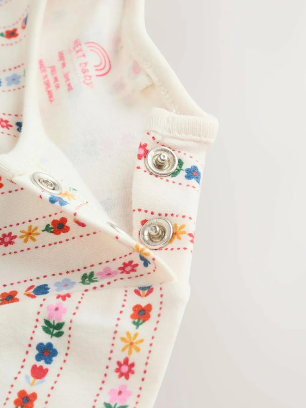 Sale Next Dungarees and Long Sleeve Bodysuit Set 2 Piece (0mths-3yrs) Embroidered Denim