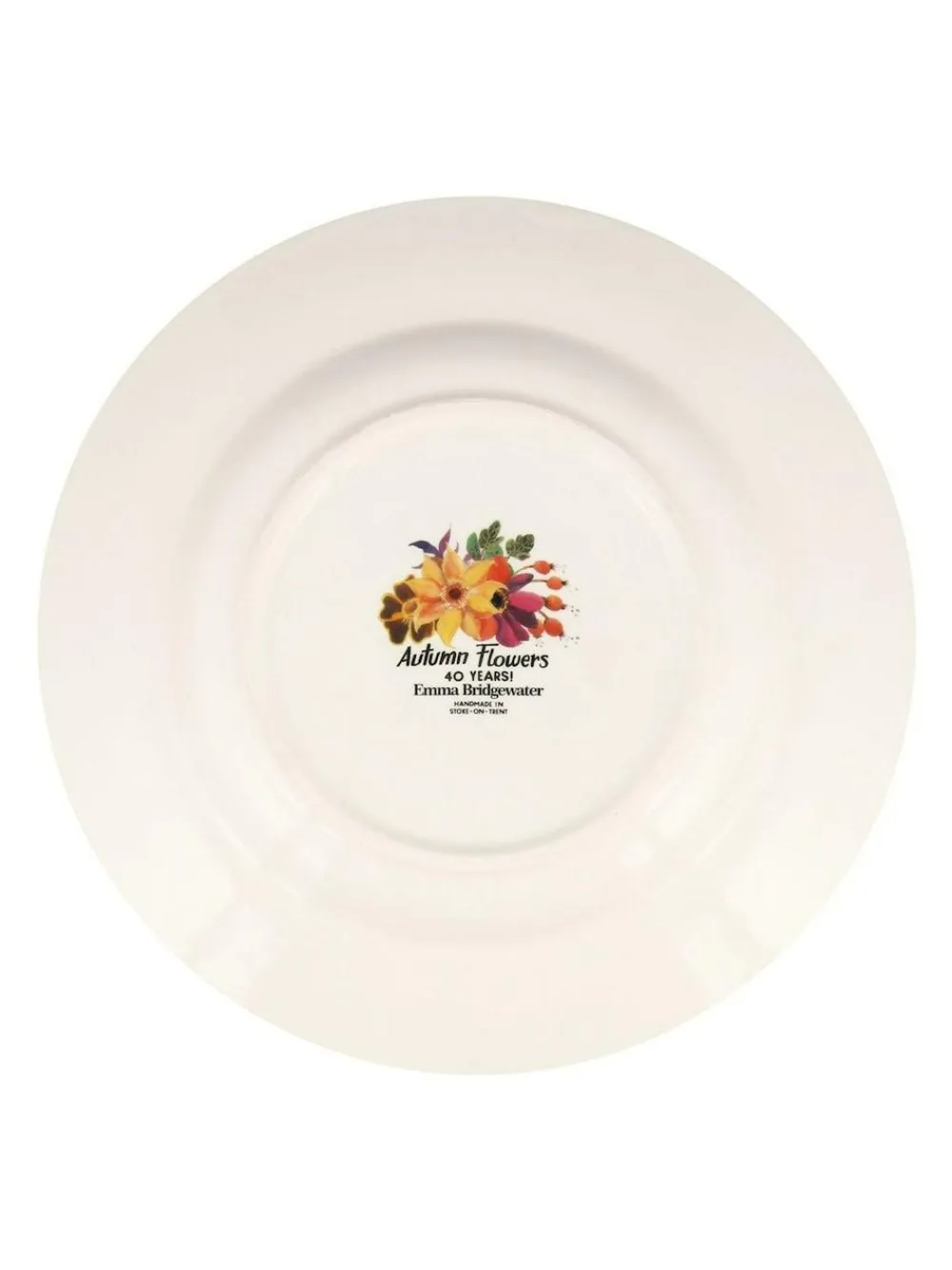 Emma Bridgewater Cream Autumn Flowers 10 1/2 Inch Dinner Plate^ Dinner Sets & Pasta Bowls|Branded Kitchenware