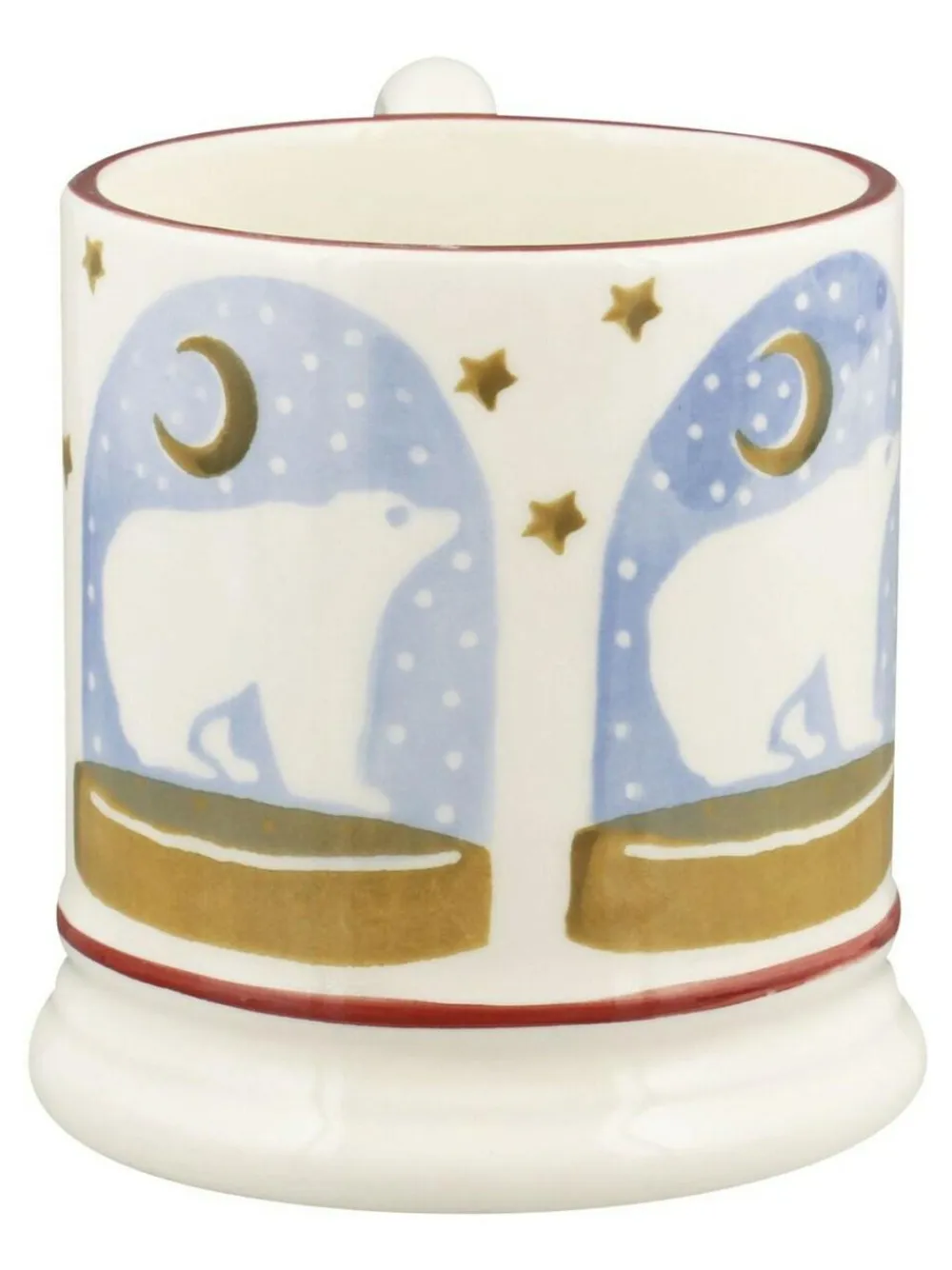 Best Emma Bridgewater Cream Polar Bear Snow Globe 1/2 Pint Mug