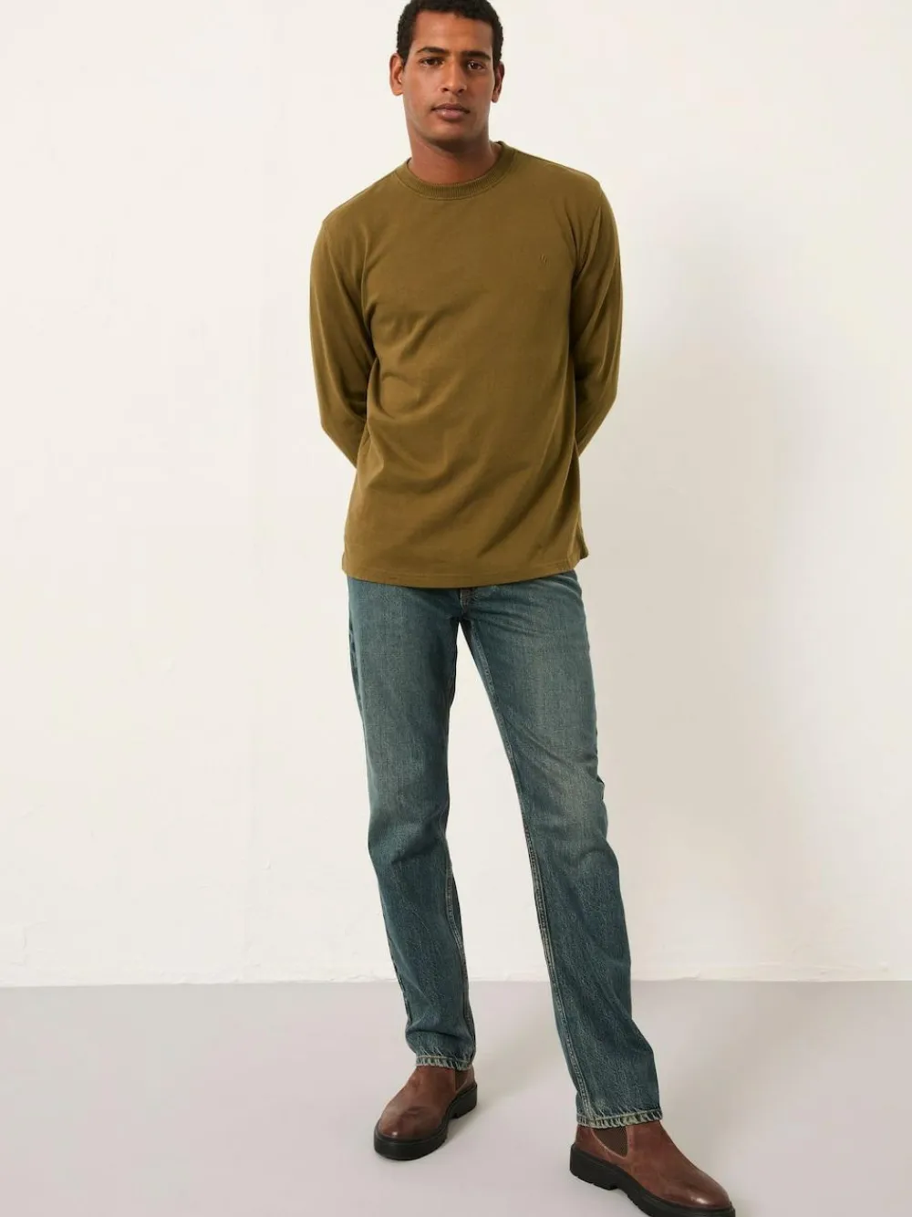 Fat Face FatFace Alton Long Sleeve Heavyweight Relaxed Fit T-Shirt^ Loungewear