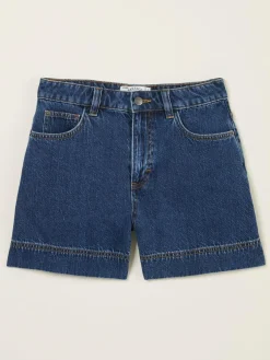 Hot Fat Face FatFace Broadway 100% Cotton Denim Shorts Denim Vintage