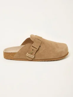 Fat Face FatFace Elsie Tan Brown House Shoe^Women Slippers|All Night & Lounge