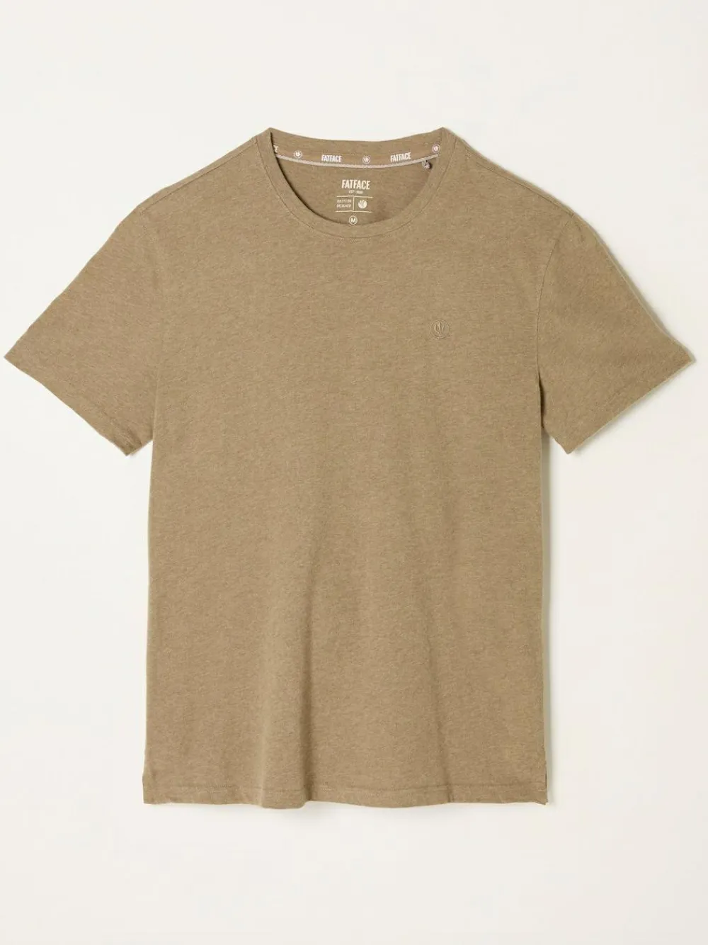 Sale Fat Face FatFace Lulworth Dark Natural Short Sleeve T-Shirt