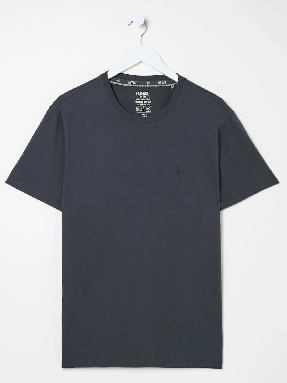 Outlet Fat Face FatFace Lulworth Washed Black Short Sleeve T-Shirt