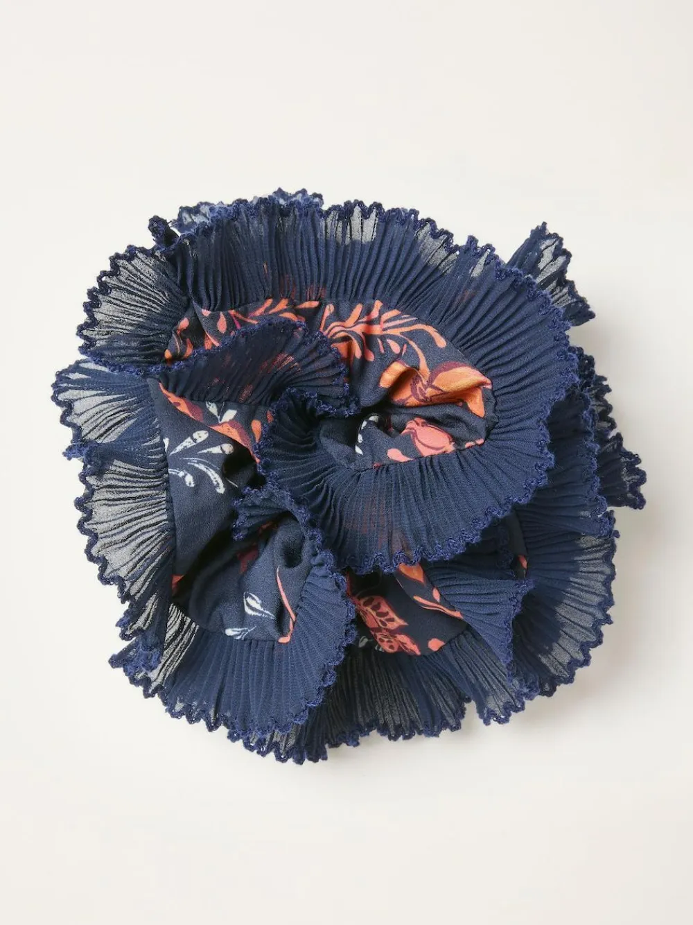 Fat Face FatFace Navy Folk Floral Printed Scrunchie^Women Jewellery