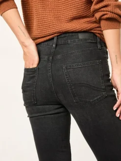 New Fat Face FatFace Shenley Slim Jeans Washed Black