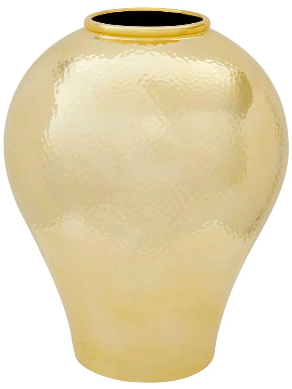 Fifty Five South Gold Large Ceramic Vase^ Vases