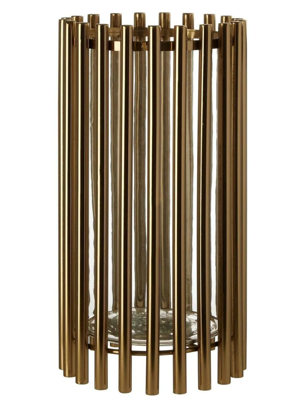Fifty Five South Gold Martina Hurricane Steel/Glass Candle Holder^ Candle Holders & Lanterns