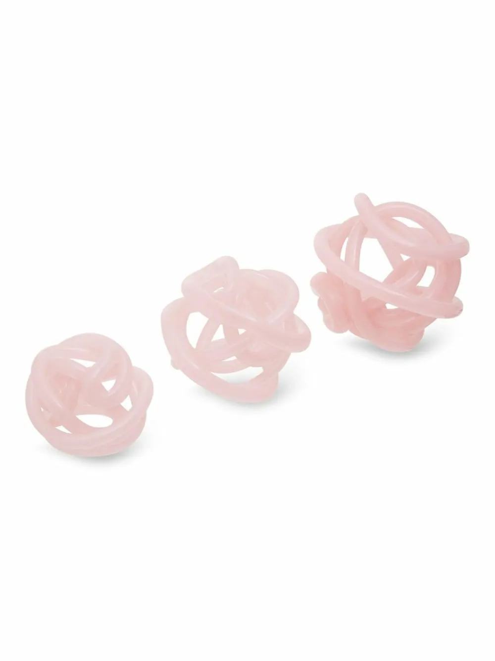 Fifty Five South Pink Knot Decor Glass Ornament^ Ornaments