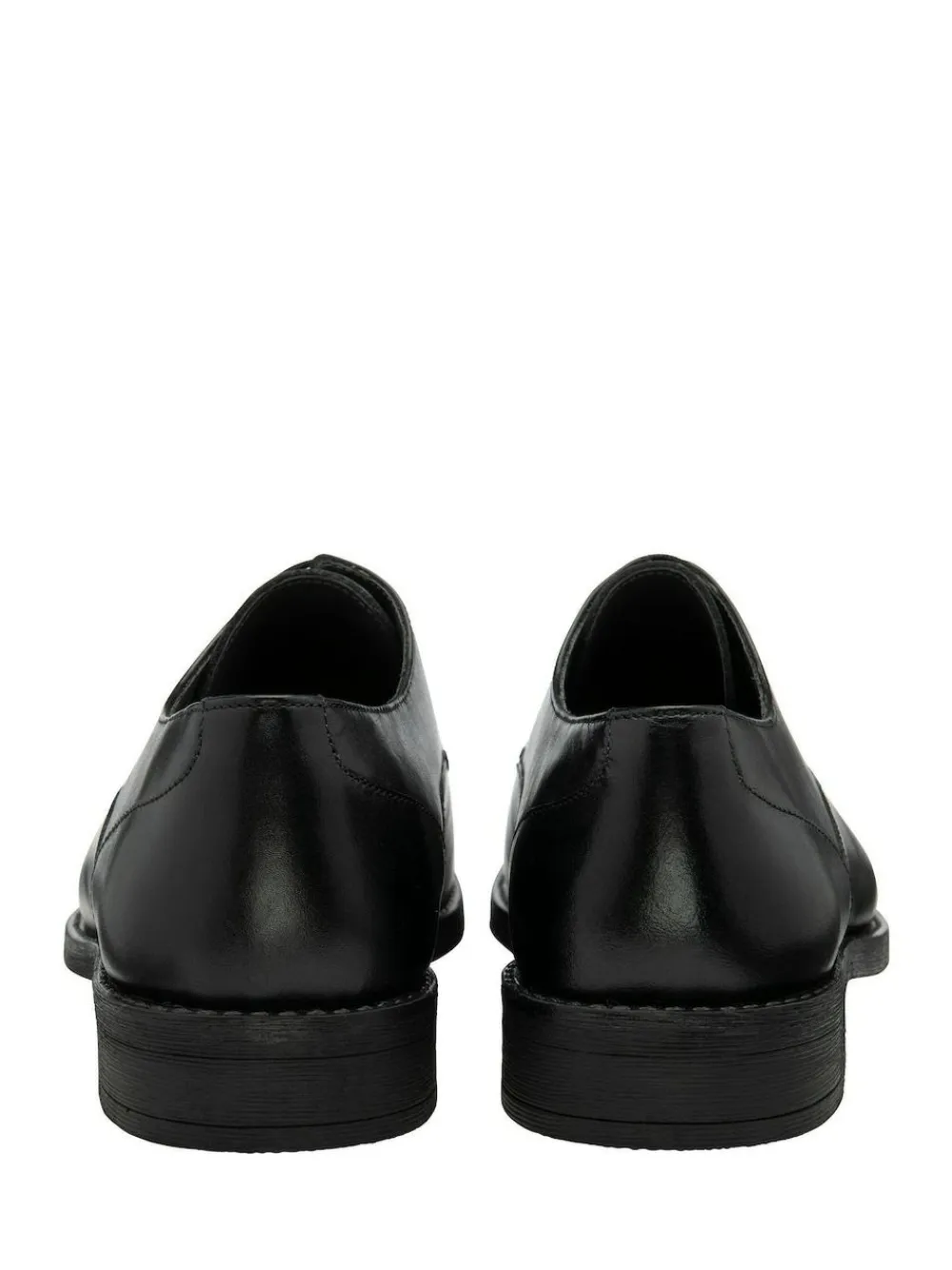 Best Frank Wright Leather Lace-Up Derby Shoes Black