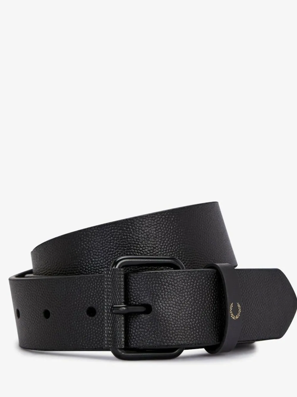 Best Fred Perry Black Scotchgrain Belt