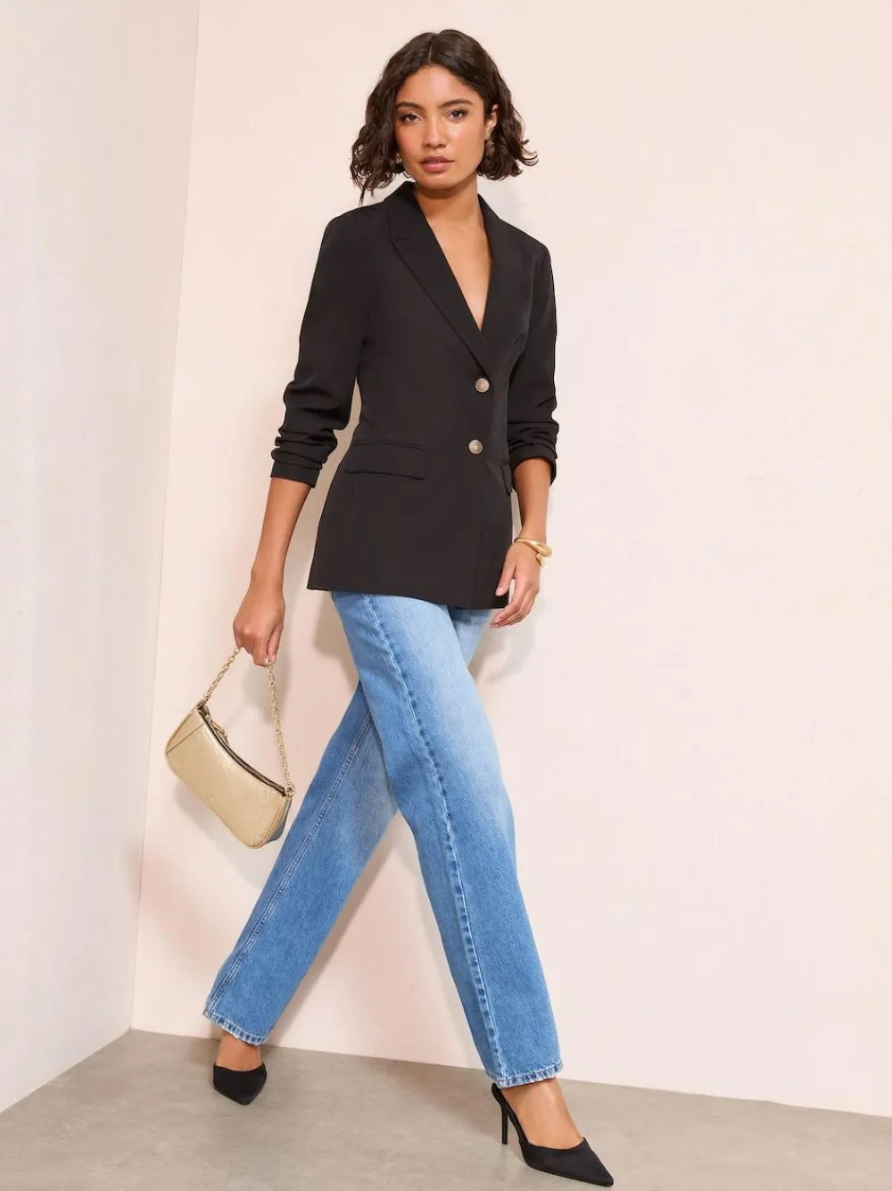 Friends Like These Cinched Waist Blazer^Women Blazers|Suits & Tailoring