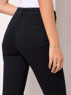 Friends Like These Petite High Waisted Jeggings Black