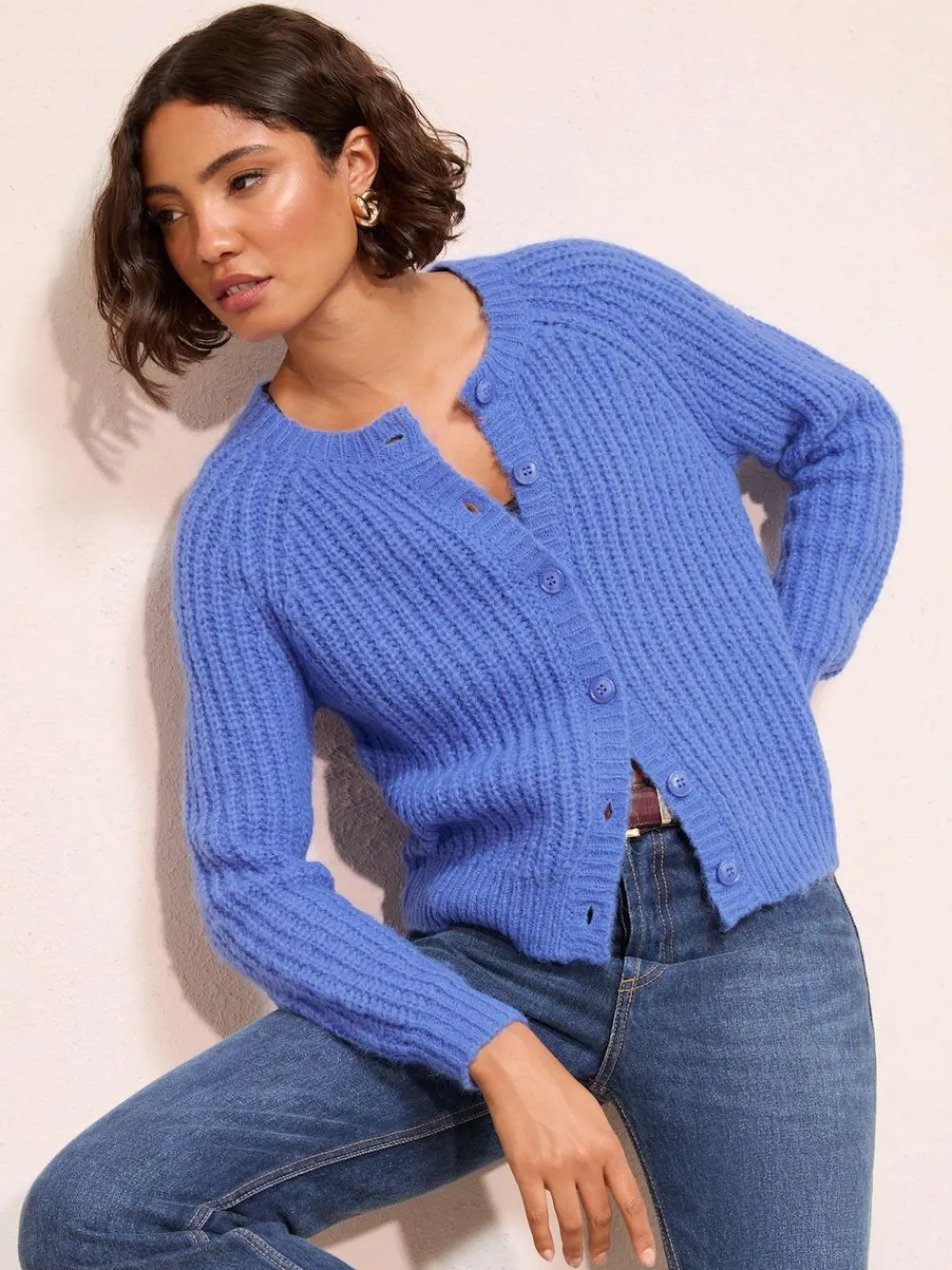Friends Like These Crew Neck Cardigan^Women Knitwear|Knitwear