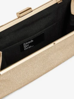 Friends Like These Gold Occasion Clutch Bag^Women Bags