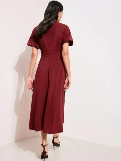 Friends Like These Military Midi Dress^Women Occasion Dresses|Midi Dresses