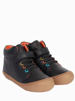 Frugi Cape Stretch Lace Black Boots^BOY Boots & Wellies|Boots