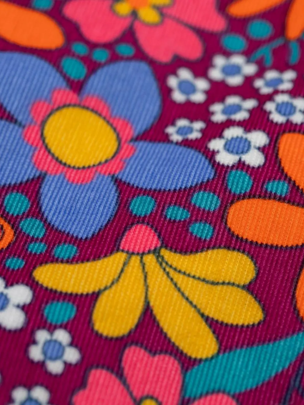 Frugi Purple Frida Flared Dungaree^ Jumpsuits & Playsuits