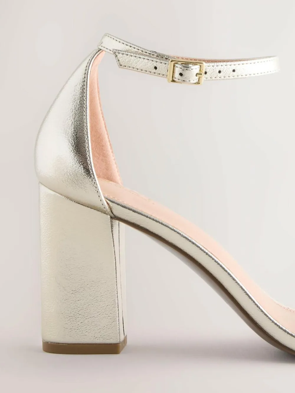 Next Extra Wide Fit Block Heel Sandals^Women Wide Fit & Extra Wide Fit|Heels