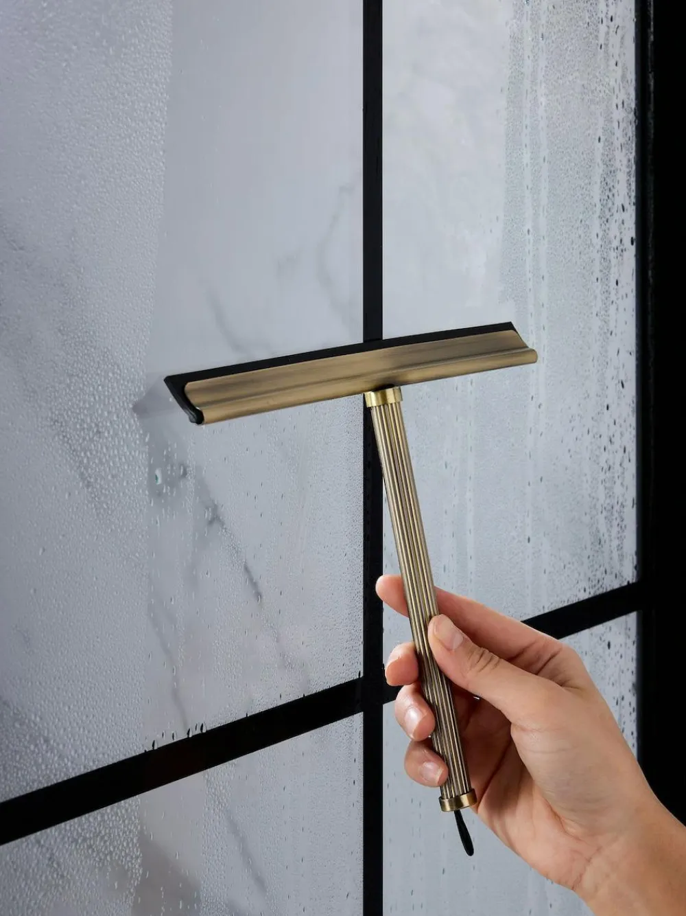 Outlet Next Gold Rib Shower Squeegee