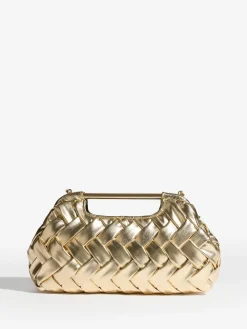 Lipsy Weave Grab Handle Clutch Bag^Women Bags