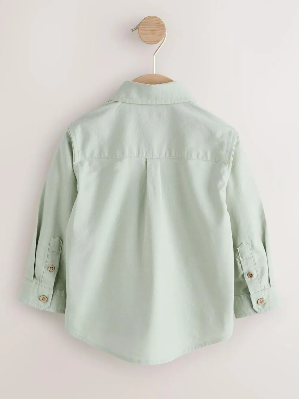 Outlet Next Green Character Long Sleeve Long Sleeve Oxford Shirt (3mths-7yrs)