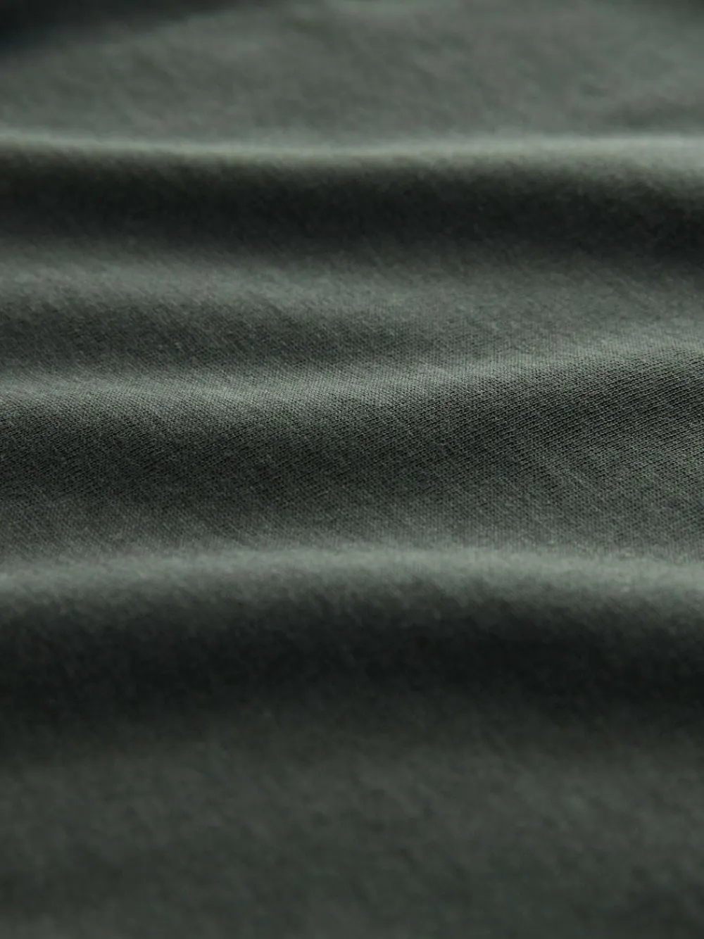 Discount Next Green Dark Regular Fit Essential Crew Neck Cotton T-Shirt