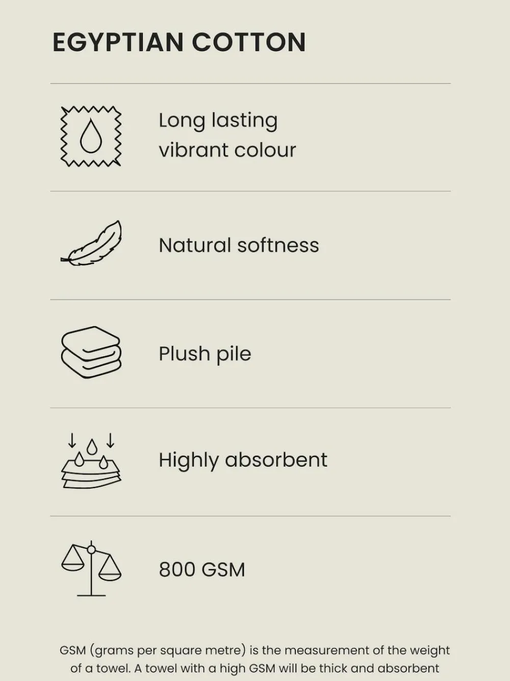 Next Green Egyptian Cotton Luxe Heavy Weight Towel^ Towels & Bathmats