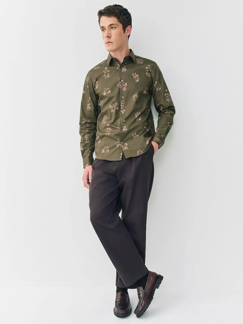 Next Kew Garden Long Sleeve Shirt^ Shirts