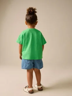 Next Short Sleeve Embroidered T-Shirt (3mths-7yrs)^ Tops|T-Shirts