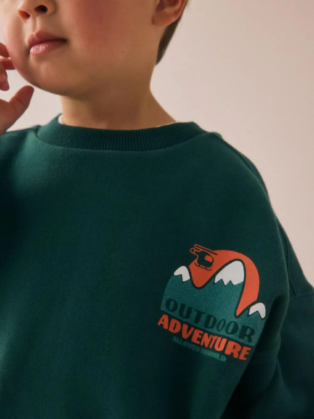 Next Sweatshirt and Utility Joggers Set (3mths-7yrs)^BOY Cosy Club|Sweatshirts & Hoodies