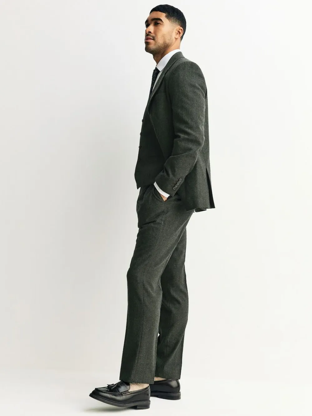 Next Tailored Fit Merino Wool Blend Suit Jacket^ Occasionwear|Blazers & Formal Jackets