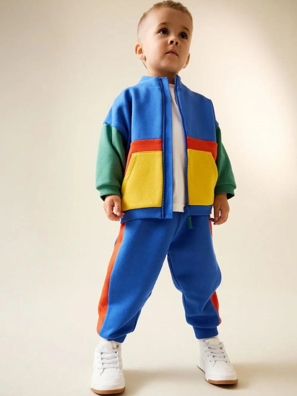 Next Funnel Neck Zip Sweat and Joggers Set (3mths-7yrs)^BOY Newborn Clothing|Sweatshirts & Hoodies