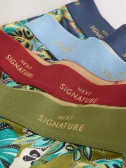 Next Signature Cotton Rich Boxers 4 Pack^ Underwear|Underwear