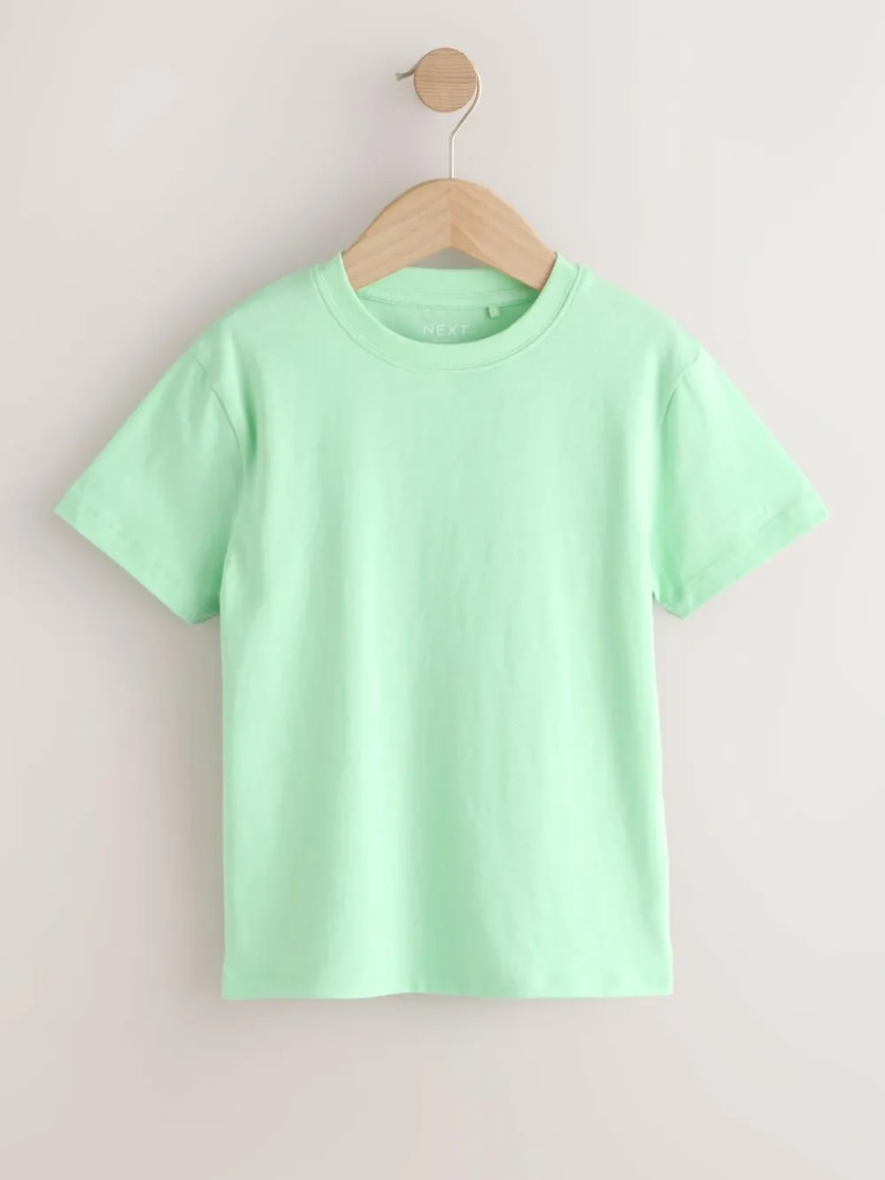 Outlet Next Green/Blue/Yellow/Purple Regular Fit Short Sleeves T-Shirts 4 Pack (3-16yrs)