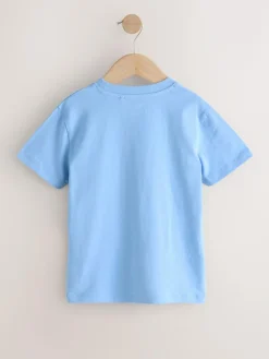 Outlet Next Green/Blue/Yellow/Purple Regular Fit Short Sleeves T-Shirts 4 Pack (3-16yrs)